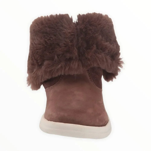 TIMBERLAND | Brown | Tracks Faux Shearling Bootie Fashion Boot - Picture 3 of 15